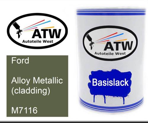 Ford, Alloy Metallic (cladding), M7116: 500ml Lackdose, von ATW Autoteile West.